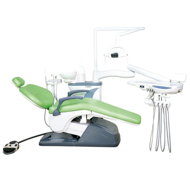 Factory Price Medical Economic Integral Dental Chair Unit with LED Sensor Lamp