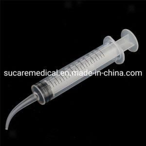 Dental Disposable Curved Tips Syringe with 12ml Calibration