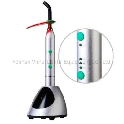 Dental 5W Wireless Cordless LED Curing Light Lamp 1500MW/Cm&sup2;