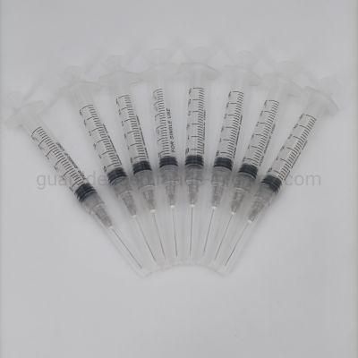 OEM Dental Disposable 3cc Irrigation Syringe with Straight Tip for Oral Care