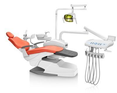 Luxury Dental Unit Chair with Taiwan 24V Noiseless DC Motor