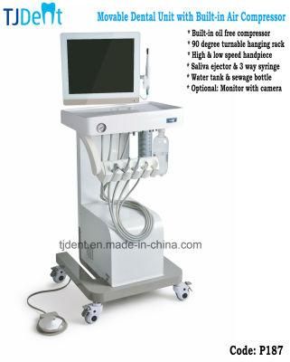 Movable Fashionable Dental Unit with Air Compressor (P187)