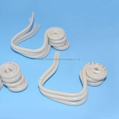 China Disopsable Spiral Saliva Ejectors Curly Saliva Ejectors for Dental Medical Supplies Flex Type