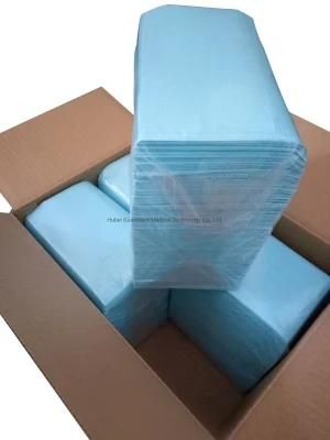 33X45cm Disposable Dental Apron Bibs Patient Paper Towel 2 Layer Tissue 1 Layer Film