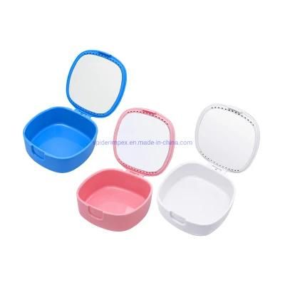 Plastic Sports Mouth Gaurd Bite Guard Storage Container Box with Vents