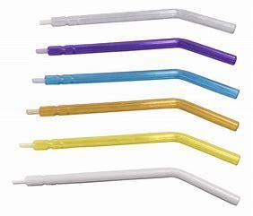 Dental Syringe Tip with Red, Blue, Pink, Yellow Color