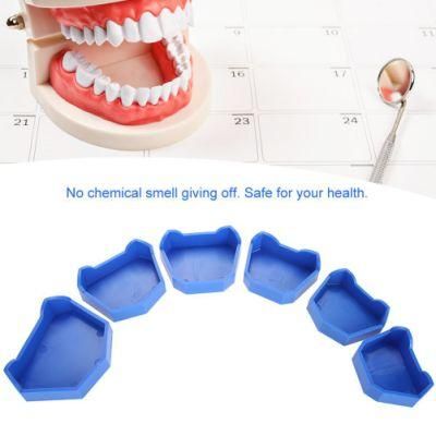 Good Price 6 PCS 3 Size Dental Plaster Base Dental Tool Plaster Model Base Dental Impression Tray
