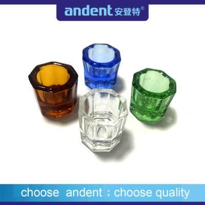 Colorful Dental Glass Dappen Dish Medical Cup for Lab Use