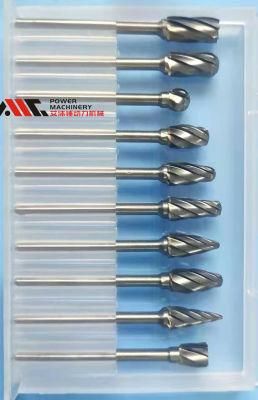 C Type High Hardness Single/Double Flutes Tungsten Carbide Burrs
