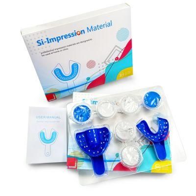 Dental Base Paste Teeth Impression Making Putty Silicone Catalyst Material Tray Gift Box Impression Mold Kit