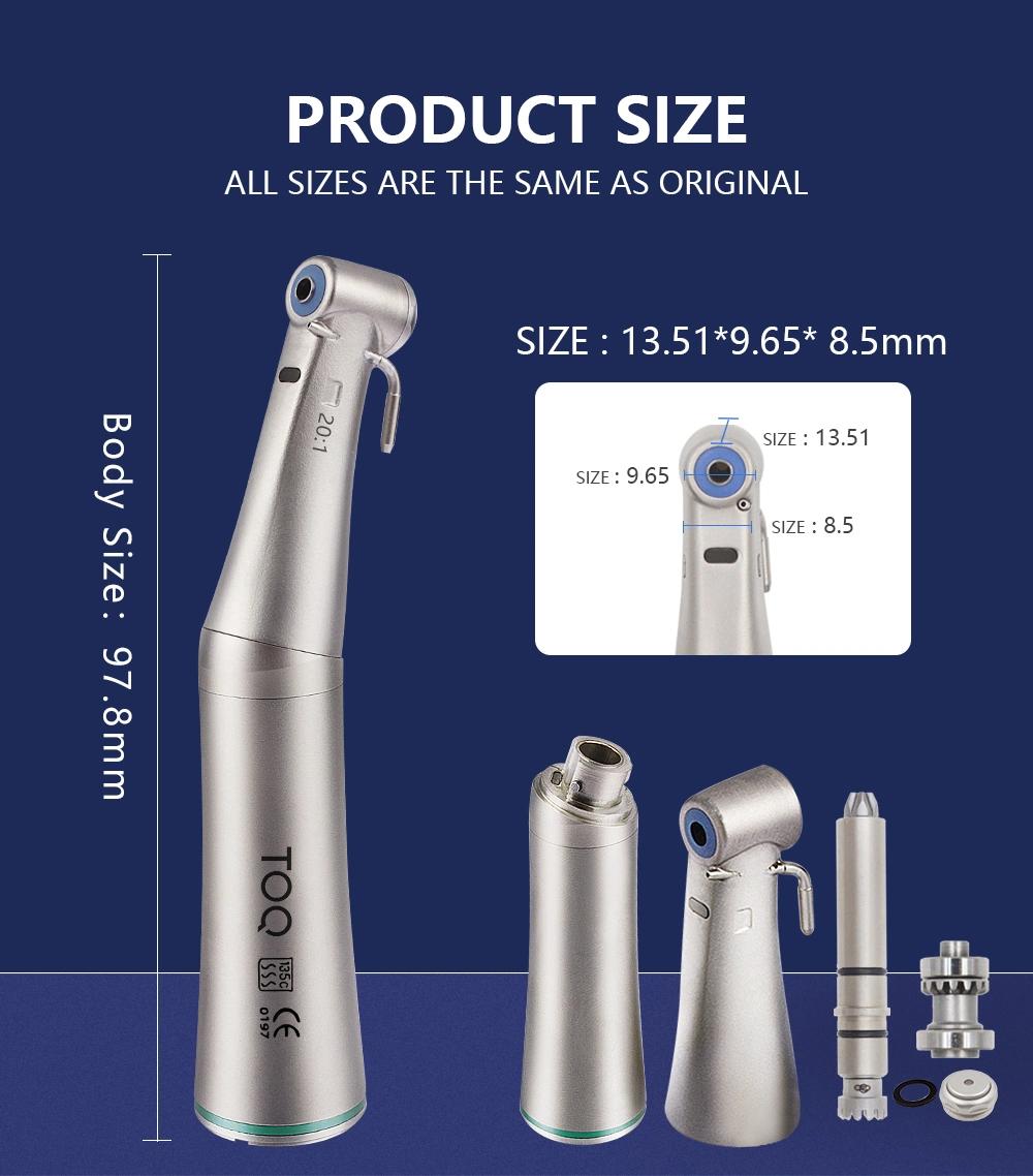 Dental Detachable 20: 1 Implant Fiber Optic Contra Angle Handpiece