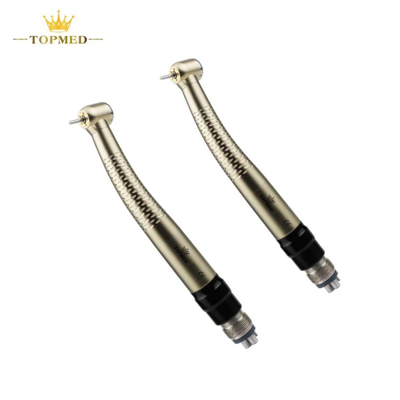 Medical Supply Dental Product LED Handpiece 5 Way Spray Push Button with Quick Coupling Handpiece