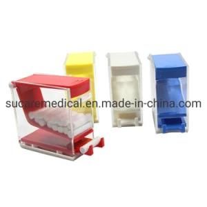 5 Colours Plastic Dental Cotton Roll Dispenser