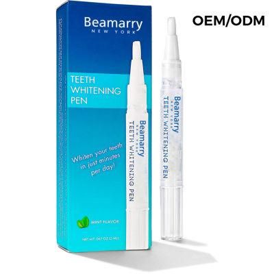 Fast Hydrogen Peroxide Teeth Whitening Pen Private Logo Dazzling White Instant Tooth Whitening Pen Gel Pen for Teeth