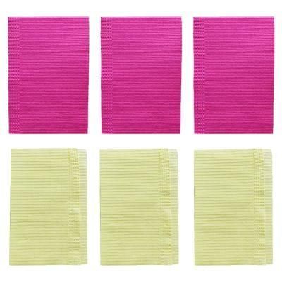 Disposable Colorful 3-Ply Patient Disposable Consumable Medical Dental Bibs