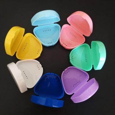 Colorful Sports Mouth Guard Box Dental Mouth Guard Case Dental Retainer Box