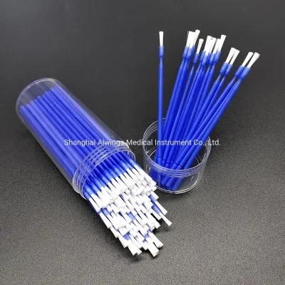 Blue Dental Disposable Micro Applicator Brushes with Bendable Neck