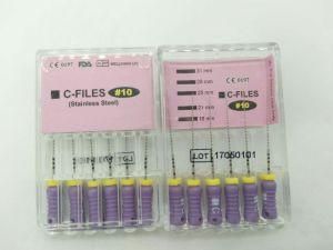 Dental Endodontic Files C-Files Stainless Steel 25mm Hand Use