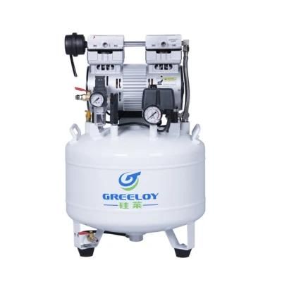 1HP Piston Silent Dental Air Compressor for 2 Dental Chair