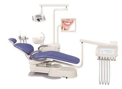 China Factory Right &Left Handed Dental Chair Unit with 3 Memories