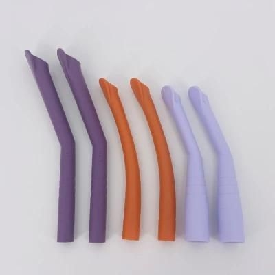 OEM Dental 16mm 11mm Disposable Pre-Bent High Volume Suction Tips for Oral Care