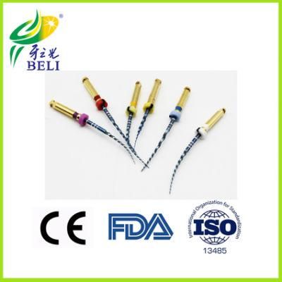 Protaper Blue Dental Rotary Files Nickel Titanium Root Canal Files Endodontic Files Use for Root Canal Cleaning