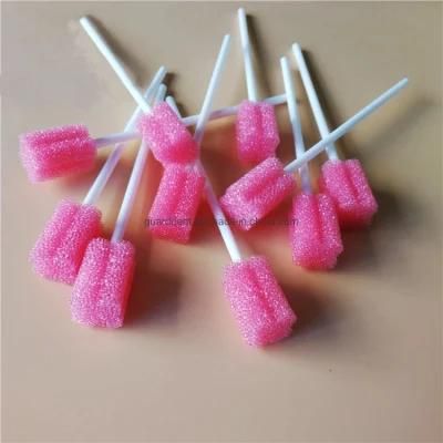 Medical Disposable Mouth Sponge Swabs Dental Oral Swab Sticks for Mouth Cleaning
