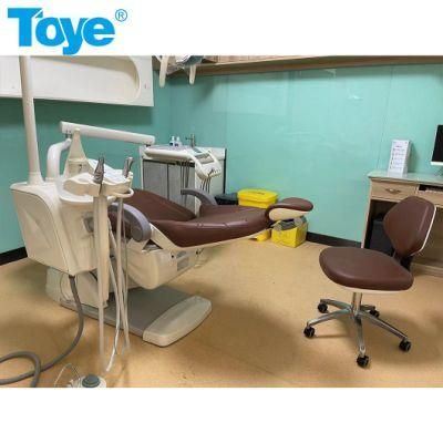 Best Quality Leather Dental Unit Dental Chair with Aluminum Frame