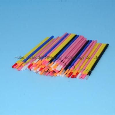 Hot Selling Disposable Dental Plastic Long Hair Brush Dental Micro Brush Applicator