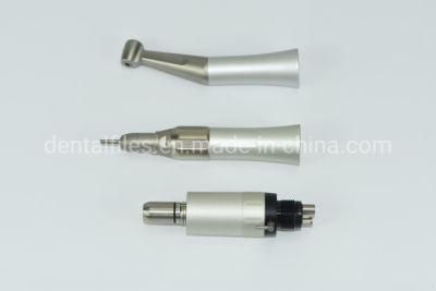Dental Low Speed Handpiece Quality Push Button 1: 1 Low Speed Ball Bearing External Water Spray Compatible with Fx25