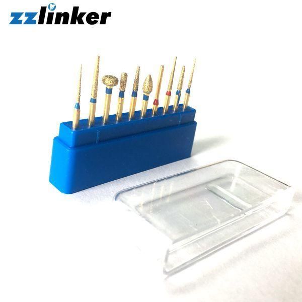 Lk-P11-2 Gold Plated Diamond Burs Polishing Kit