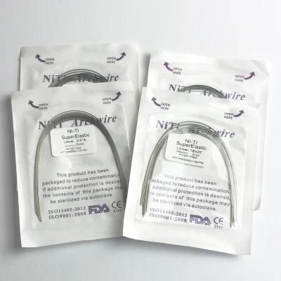 Stainless Steel Orthodontic Archwire Super-Elastic Niti Orthodontic Wires
