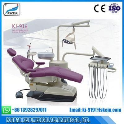 Chinese Luxury Electric Dental Chair with LED Sensor Lamp