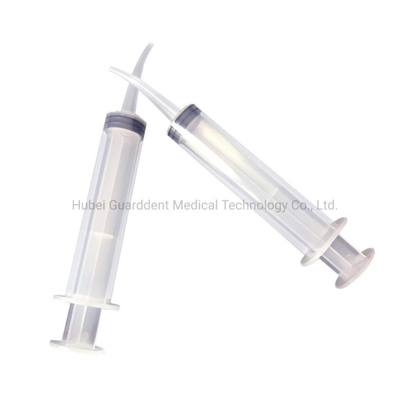 12ml Curved Tip Disposable Dental Medical Oral Irrigation Syringe 12cc Utility Syringe