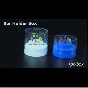 Dental Instrument Bur Holder Autoclavable Plastic 60 Slots Bur Holder Box