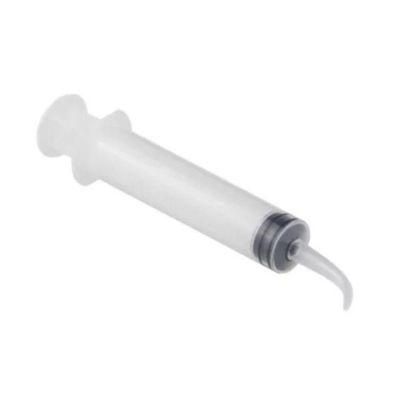 Disposable Dental Irrigation Syringe with Curved Tips 12cc