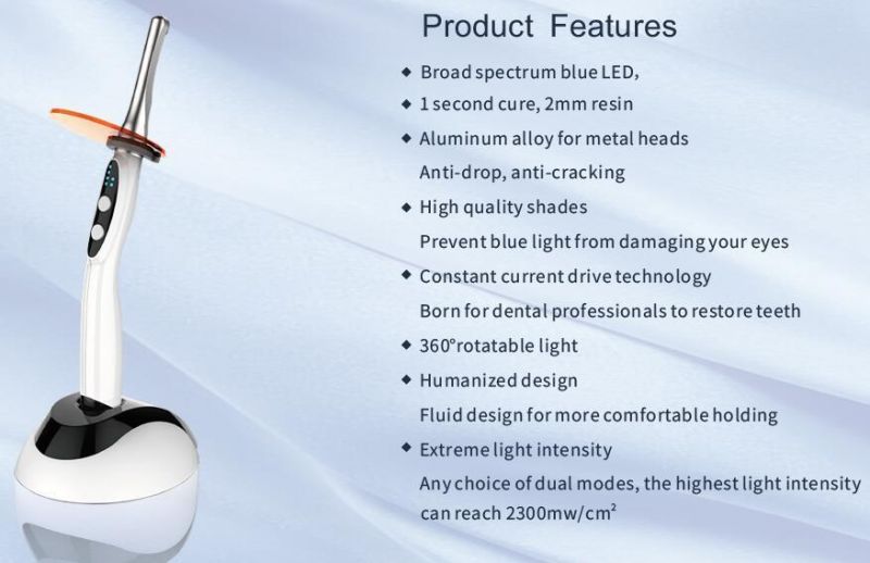 Woodpecker Type 1s LED Dental Curing Light Unit Capacity 2200 UV