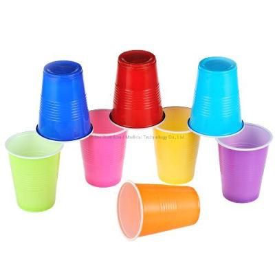 Yellow Color Double Color Plastic Disposable Cups for Daily Consumable Home or Airline Use 10oz 12oz 16oz 220cc 250cc 300cc 350cc 500cc