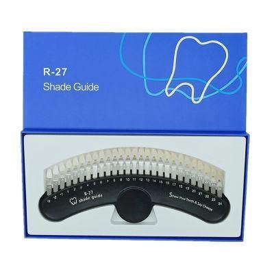 27 Colors Teeth Whitening Use Tooth Dental Shape Guide