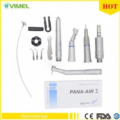 Dental High Low Speed Handpiece Kit Air Scaler for Student