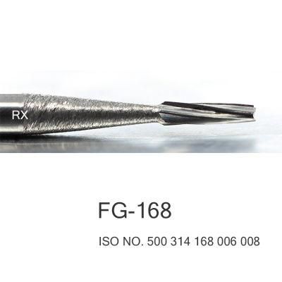 Carbide Rotary Burs Flat End Taper Shape FG-168
